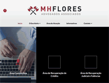 Tablet Screenshot of mhflores.com.br